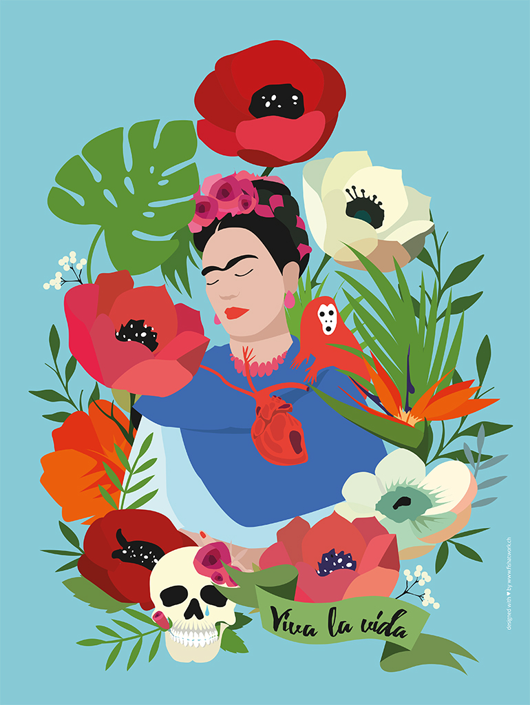 Frida Kahlo 30x40 Kopie